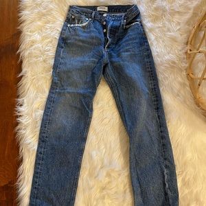 Agolde medium wash 90s loose fit jeans